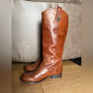 Frye Tan and Brown Leather Interior